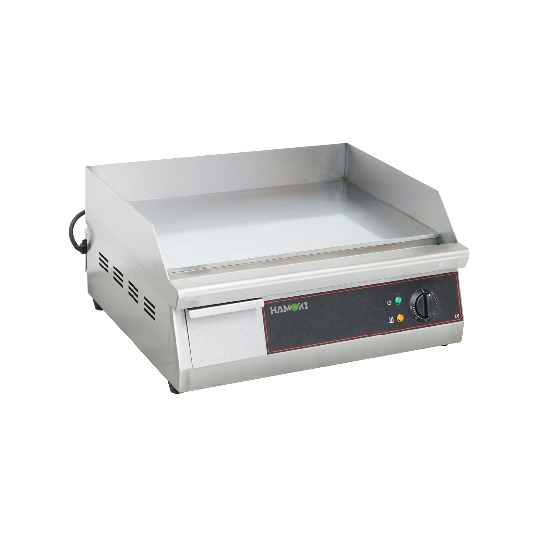 Electric Countertop Griddle with Chrome Plate 55cm 3kW