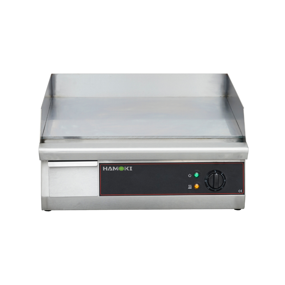 Electric Countertop Griddle with Chrome Plate 55cm 3kW