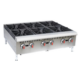 Countertop Gas Hotplate Cooker 6 burners 42kW (GHP-6L)