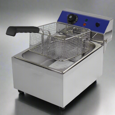 Single tank Countertop Electric Fryer 8L 3kW