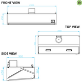 Commercial Wall Mounted Extraction Canopy 2000 mm (WB2009045)