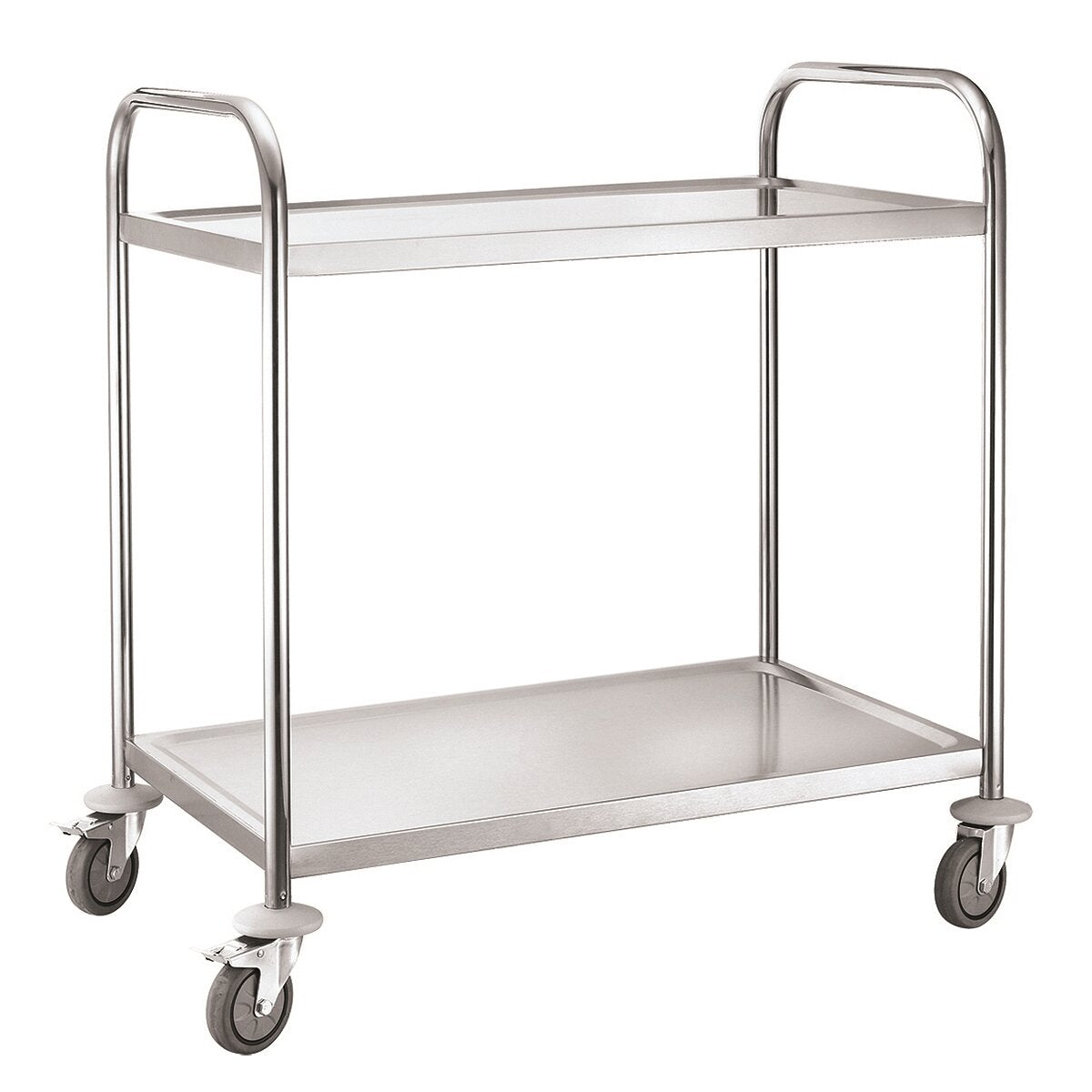 Stainless Steel 2 Tier Service Trolley