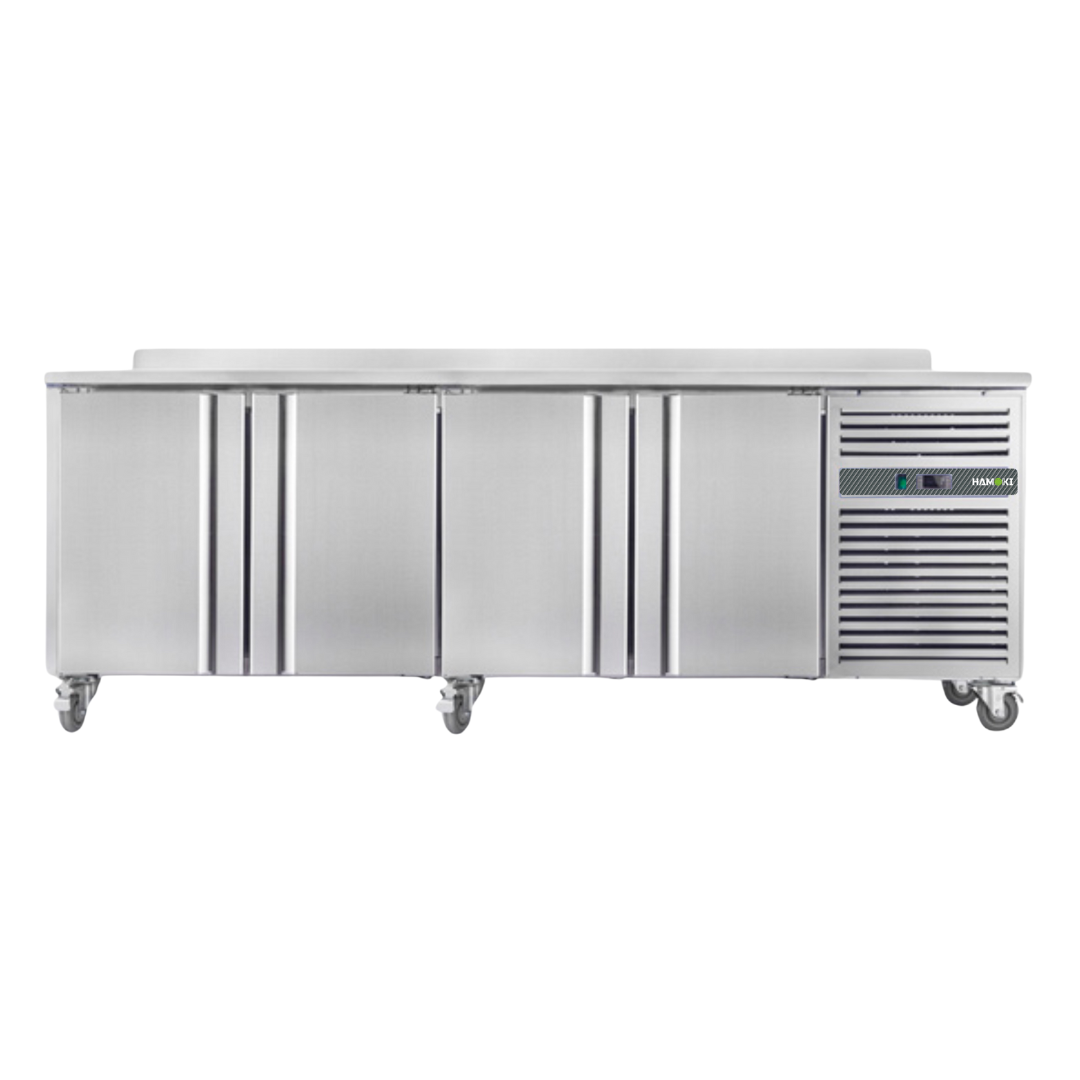 4 Door Refrigerated Counter with Backsplash 564L (GN4200TN)