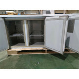 3 Door Refrigerated Counter with Backsplash 418L (GN3200TN)