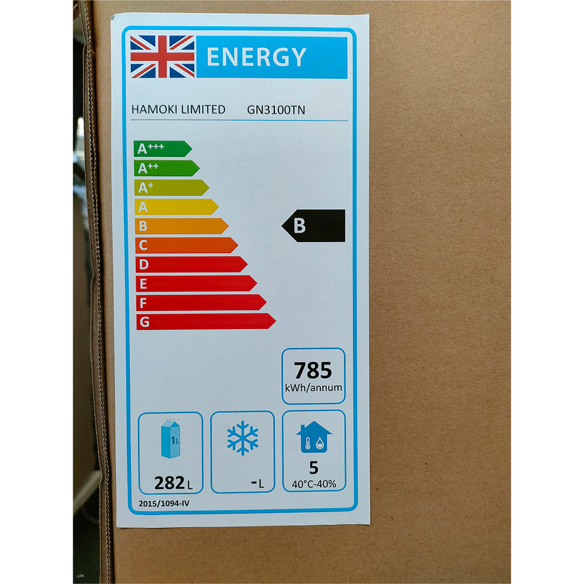 3 Door Refrigerated Counter 418L (GN3100TN)