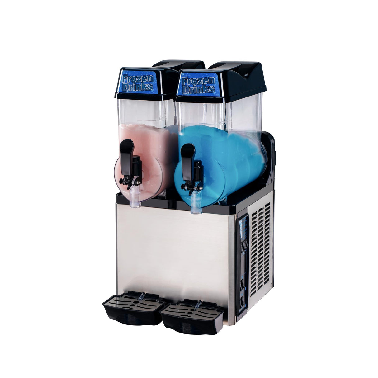 Slush Machine 2x12L with Rectangular Drip Tray (XRJ12LX2)