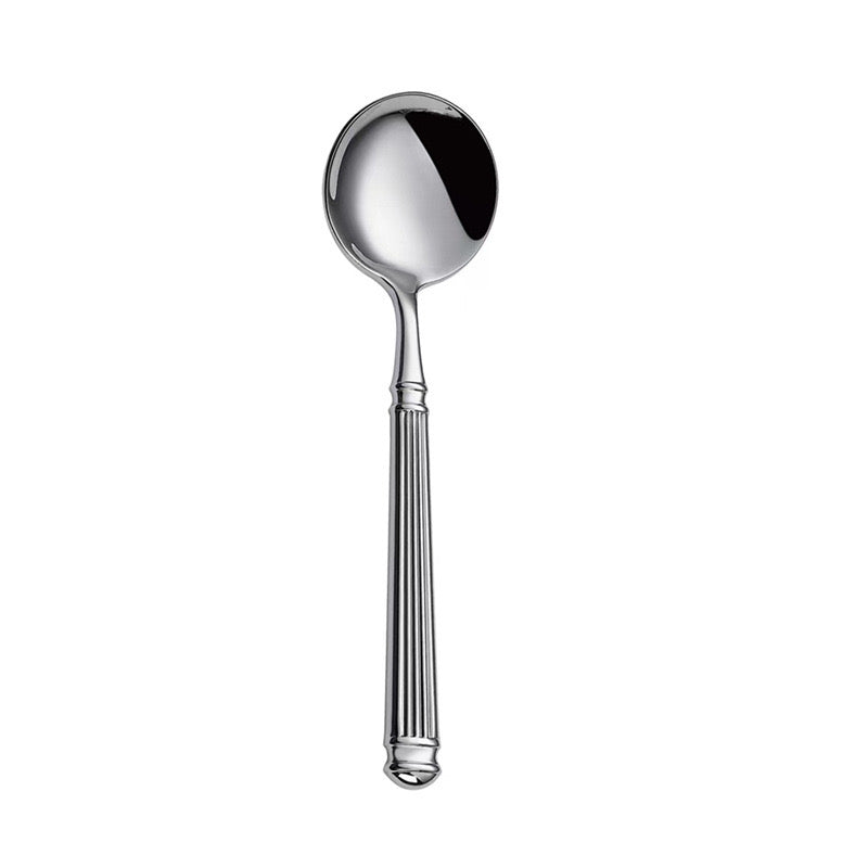 Dine Table Spoon Stainless Steel Roman Column Style