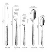 Dine Table Fork Stainless Steel Ears Style-Solid