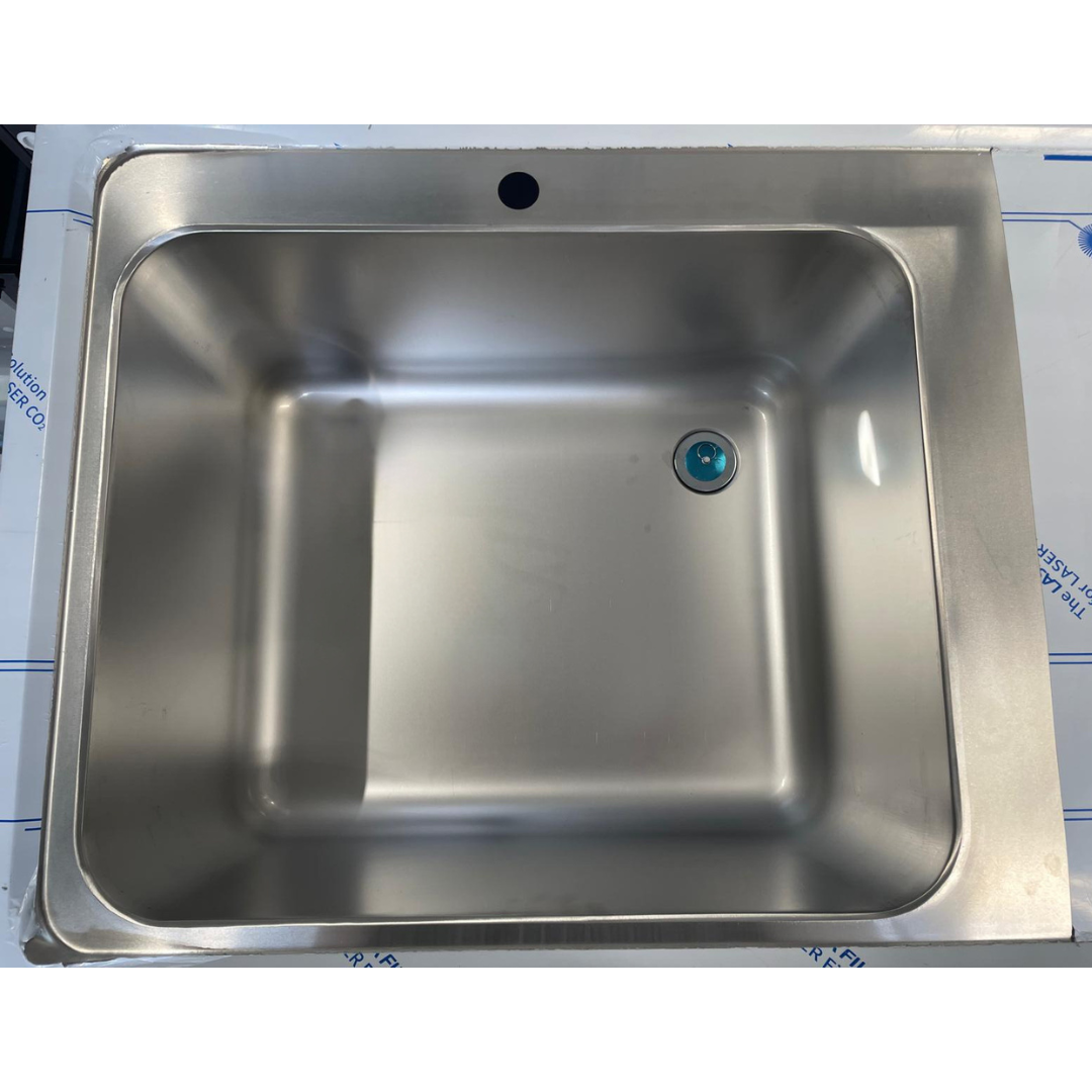 Stainless Steel Double Bowl Sink 1800mm Left Hand Drainer 700mm Depth (STSK-187L)