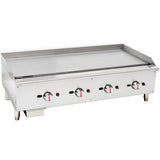 Commercial Gas Griddle 4 burners 120cm 28kW (NG/LPG)